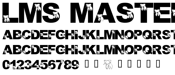 LMS Master Beta Mike font